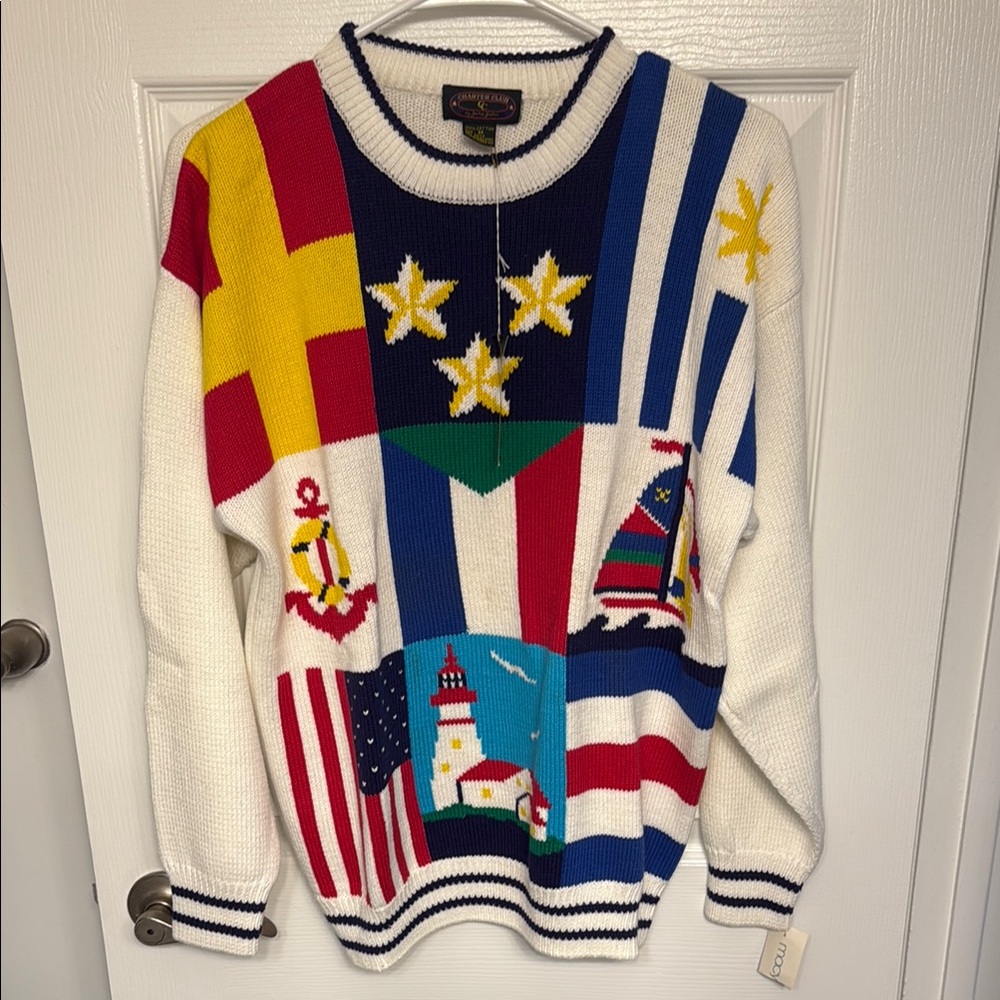NWT Vintage Charter Club Nautical Sweater